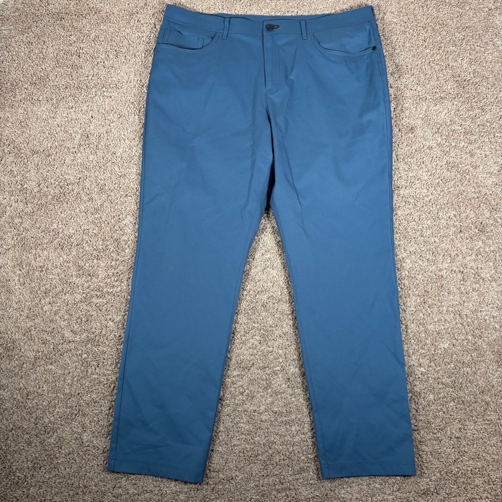Public Rec Mens Dealmaker 5-Pocket Performance Pants Blue 38x32